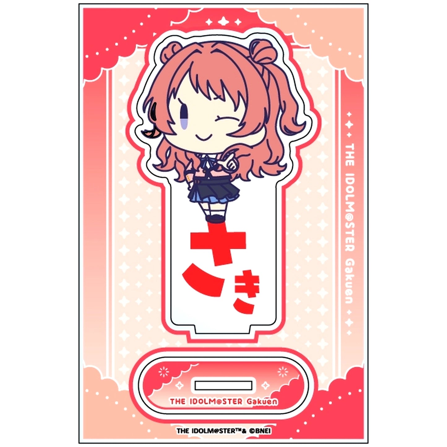 Saki Hanami A. Gakuen Idolmaster Onamae Pitanko Acrylic Stand [USED]