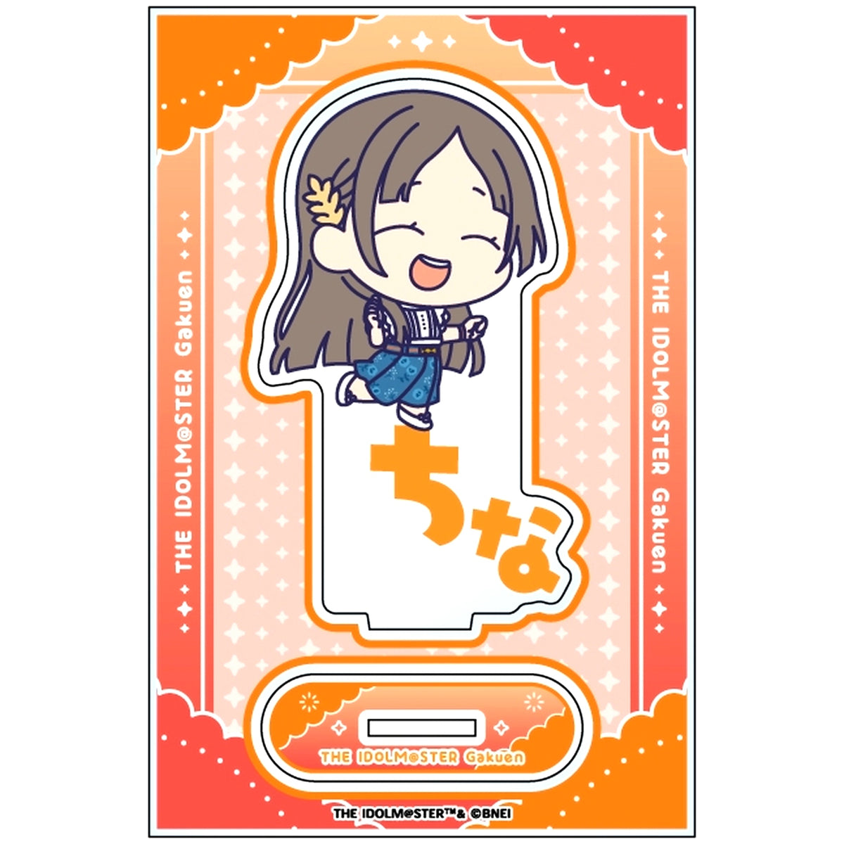 China Kuramoto G. Gakuen Idolmaster Onamae Pitanko Acrylic Stand [USED]