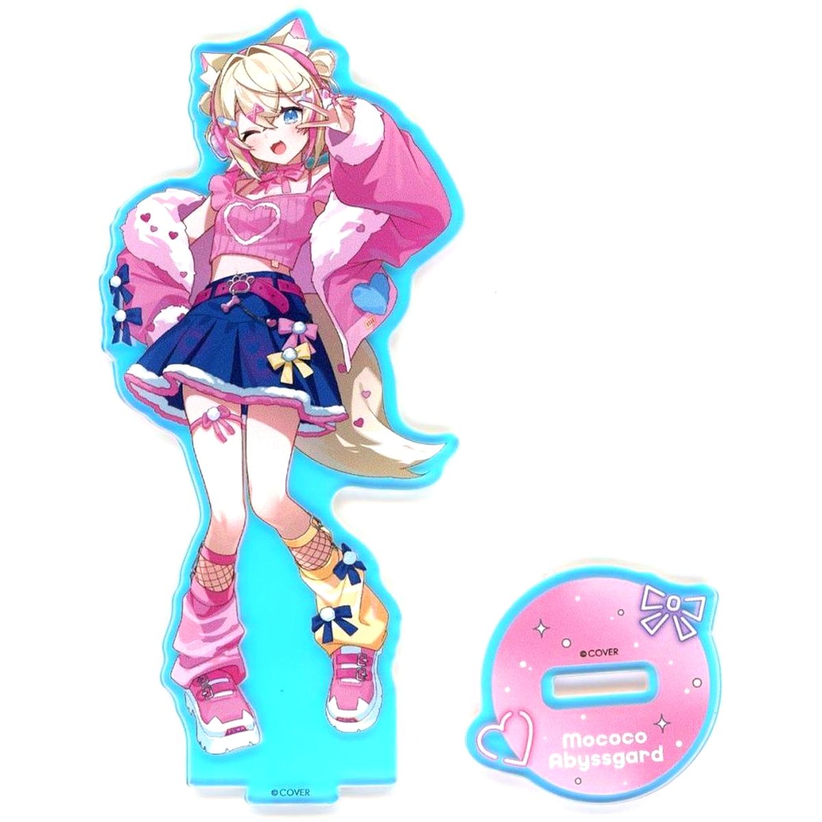 Mococo Abyssgard Aurora Acrylic Stand Virtual YouTuber Holo Live hololive production official shop in Harajuku [USED]