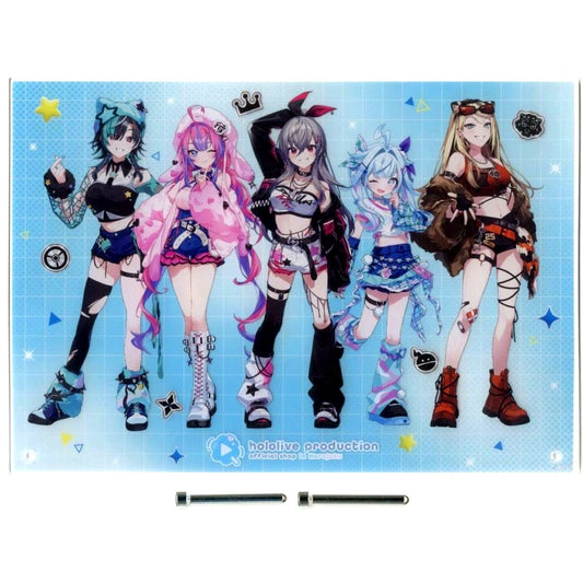 FLOW GLOW Acrylic Panel Virtual YouTuber Holo Live hololive production official shop in Harajuku [USED]