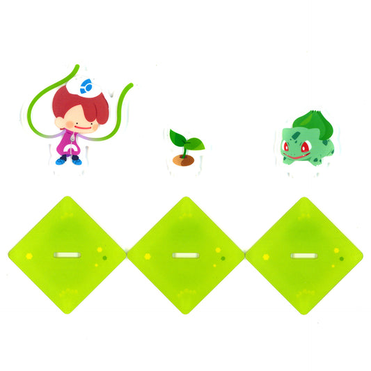 Bulbasaur & Ditto Vine Whip & Leaf Acrylic Stand Collection Poco A Pokemon Center Limited [USED]