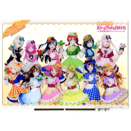 Group A4 Acrylic Board Love Live! Nijigasaki High School Idol Club x GiGO x fanfancy+ Campaign [USED]
