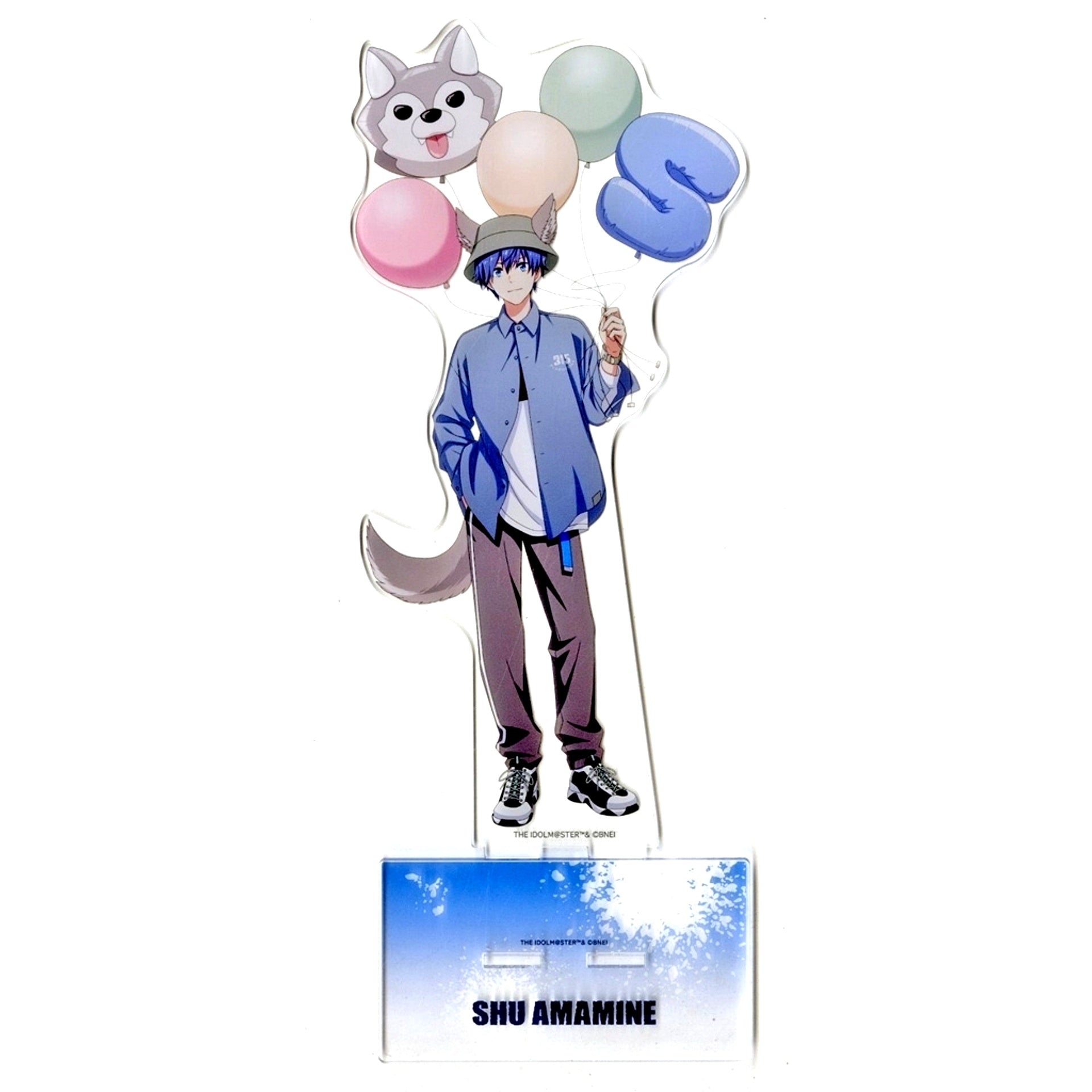 Shu Amamine Big Acrylic Stand The Idolmaster SideM Spring Wolves Pop Up Store [USED]