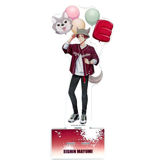 Eishin Mayumi BIG Acrylic Stand The Idolmaster SideM Spring Wolves POP UP STORE [USED]