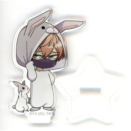 Jin Kougasaki Togen Anki: Dark Demon of Paradise POP UP STORE A Moment of Relaxation with MOFUMOFU Trading Mini Acrylic Stand [USED]