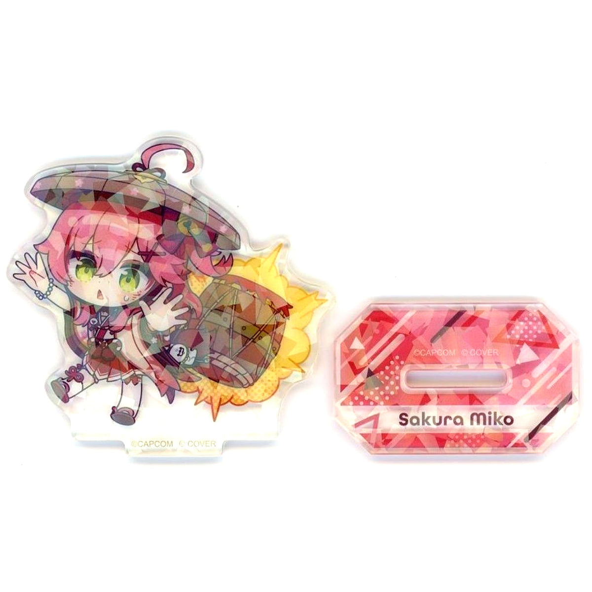 Sakura Miko Hologram Trading Acrylic Stand Virtual YouTuber Holo Live hololive x Monster Hunter Wilds x CAPCOM CAFE Part 2 [USED]