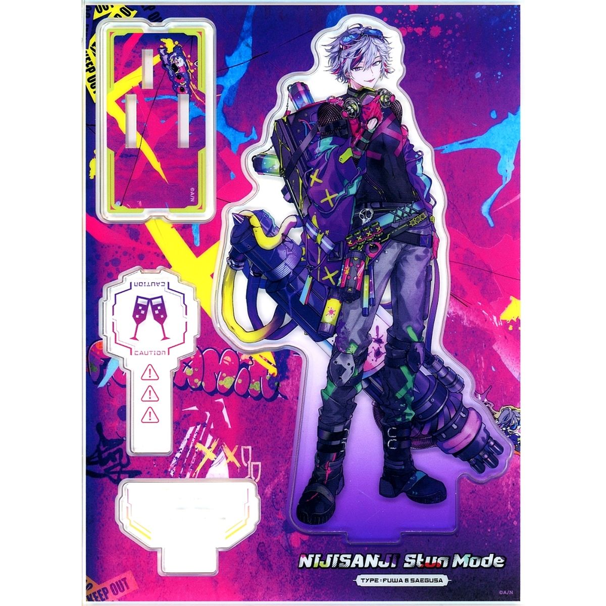 Fuwa Minato Acrylic Stand Virtual YouTuber Nijisanji NIJISANJI Stun Mode Type Fuwa Saegusa [USED]