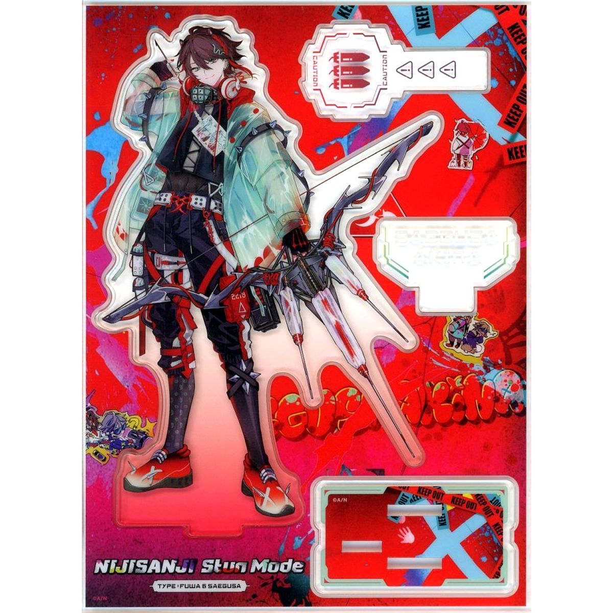 Saegusa Akina Acrylic Stand Virtual YouTuber Nijisanji NIJISANJI Stun Mode Type Fuwa & Saegusa [USED]