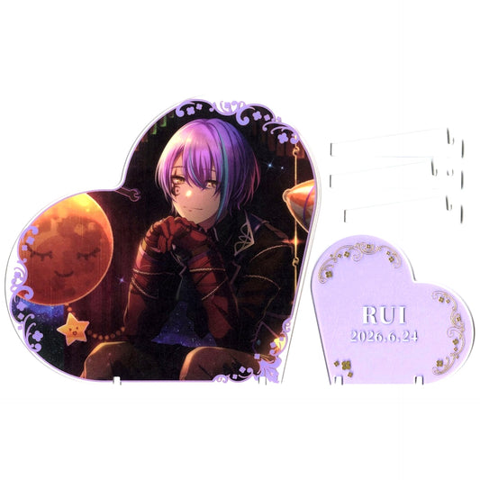 Rui Kamishiro Big Acrylic Panel Prize Happy Collection Kuji Project Sekai Colorful Stage! feat. Hatsune Miku Birthday Gift Series 2025 Flower Celebration [USED]