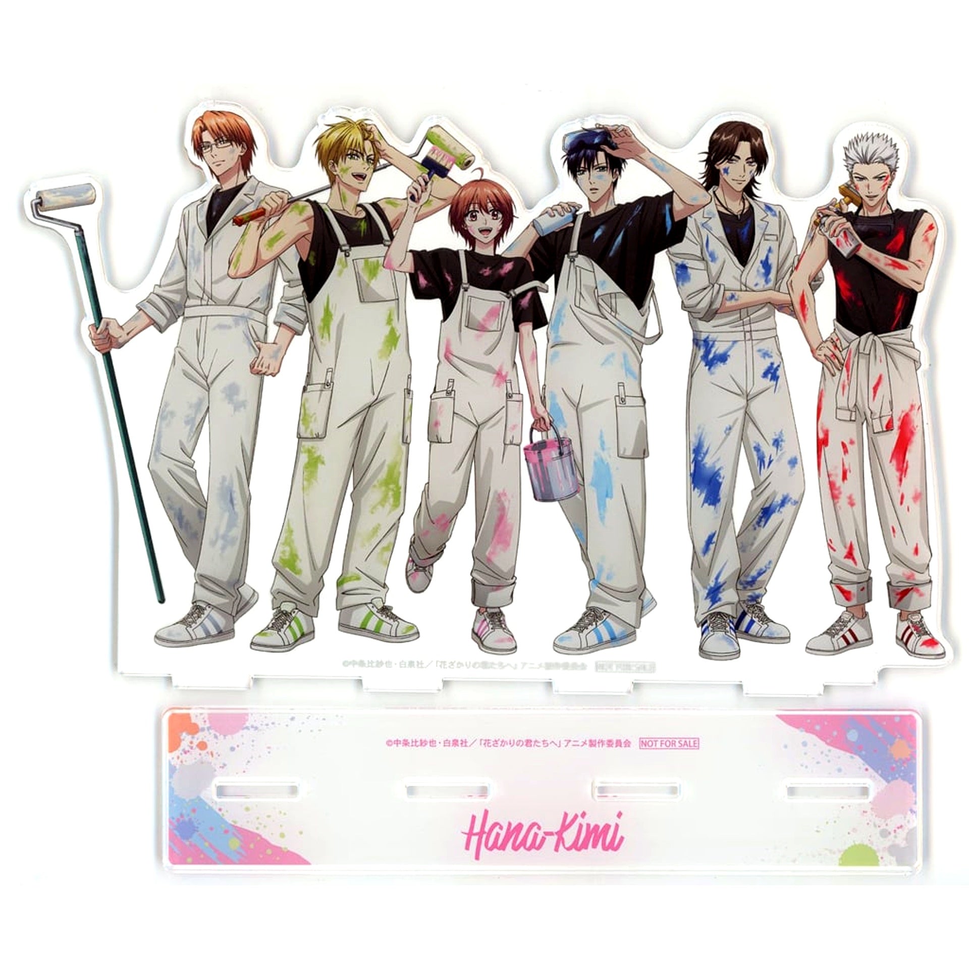 Group Last Ichigeki Prize BIG Acrylic Stand Paint Style Ver. Hanazakari no Kimitachi e Ichigeki Collection Kuji [USED]