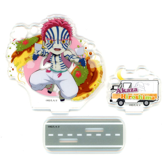 Akaza Demon Slayer x ufotable Cafe TO GO 47 Complete Journey Hiroshima Random Acrylic Stand [USED]