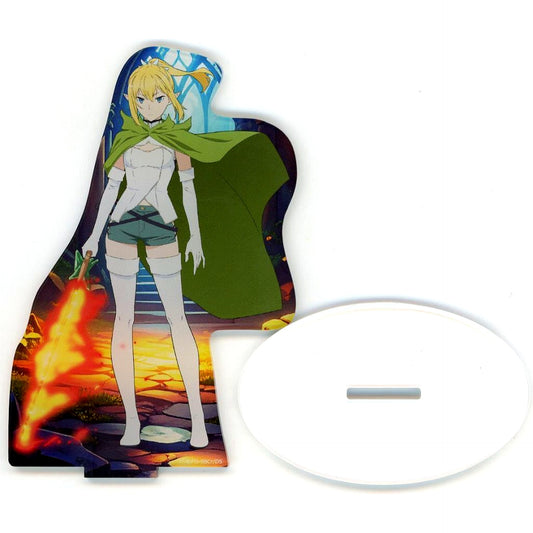 Ryuu Lion Is It Wrong to Try to Pick Up Girls in a Dungeon? V Goddess of Harvest Arc Conclusion Commemoration Acrylic Stand POP UP in TSUTAYA [USED]