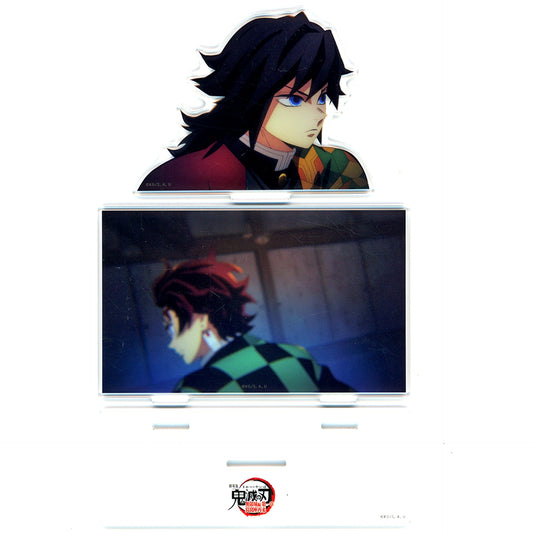Giyu Tomioka Scene Shot Acrylic Stand Demon Slayer The Movie Infinity Castle Chapter 1 Akaza Returns x ufotable Cafe x Machi Asobi Cafe Finale Period [USED]