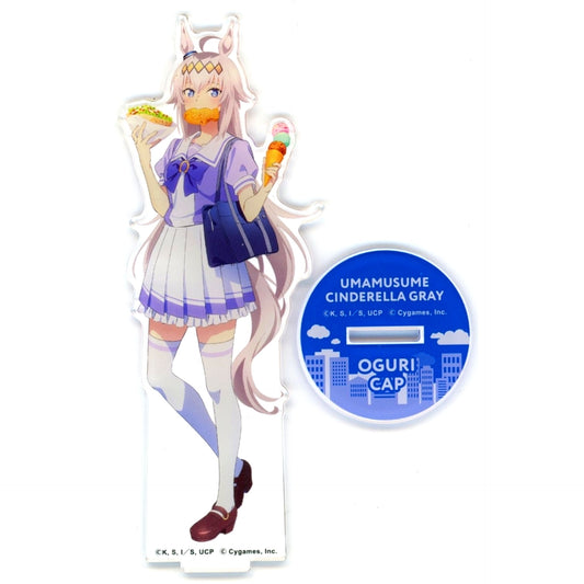 Oguri Cap Uma Musume: Cinderella Gray Acrylic Stand Toppa!!! Base Akiba Limited [USED]