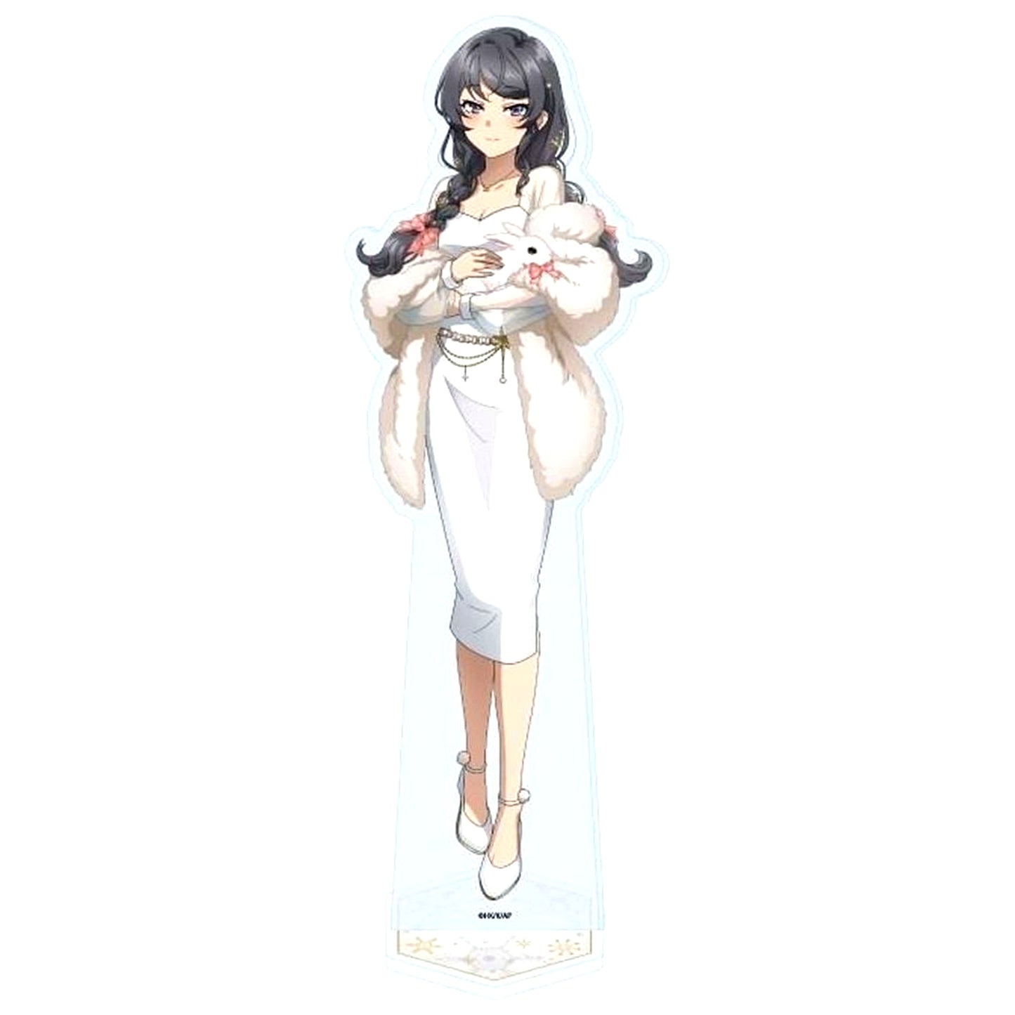 Mai Sakurajima 07. Seishun Buta Yarou wa Santa Claus no Yume wo Minai White Winter Ver. Illustration Acrylic Stand [USED]