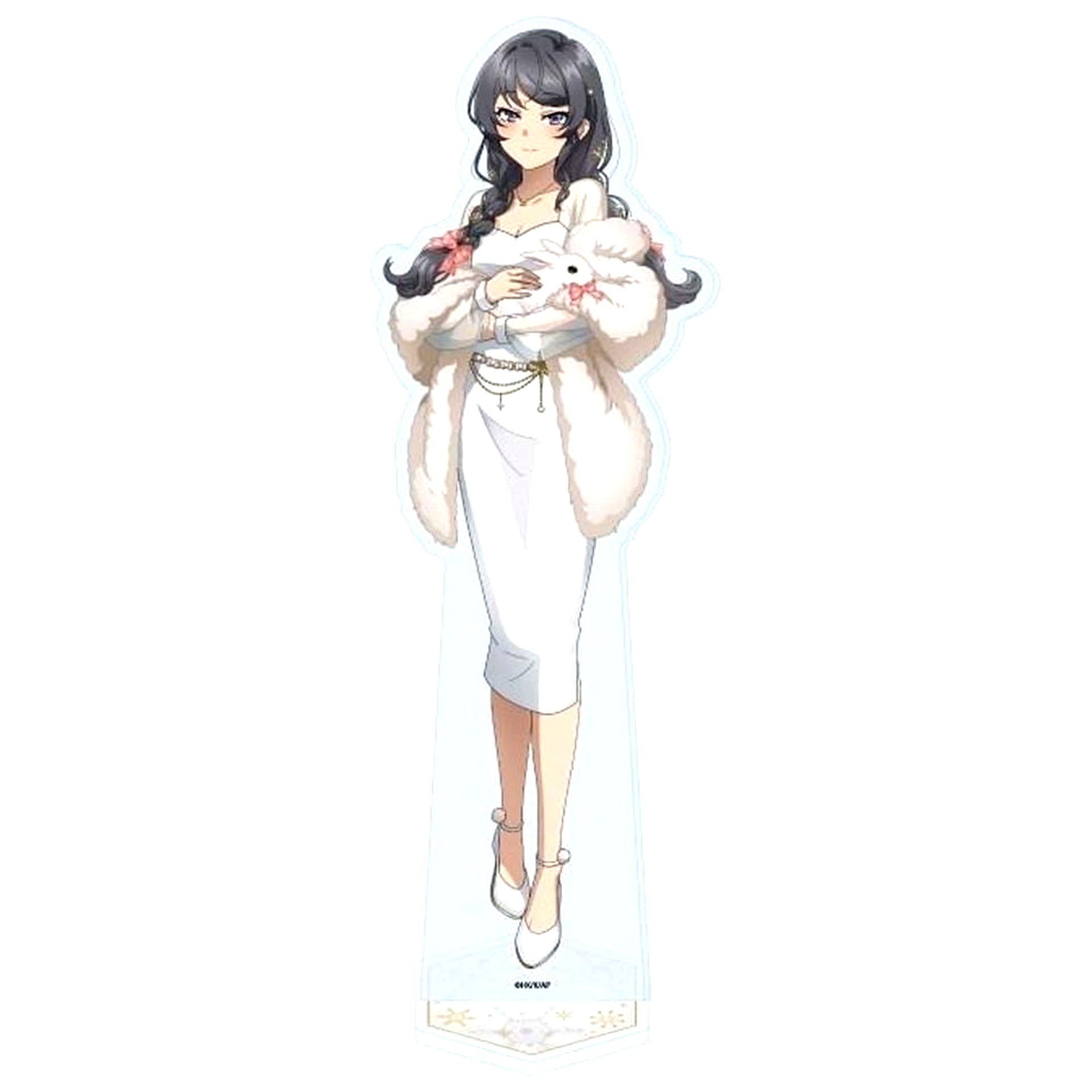 Mai Sakurajima 07. Seishun Buta Yarou wa Santa Claus no Yume wo Minai White Winter Ver. Illustration Acrylic Stand [USED]