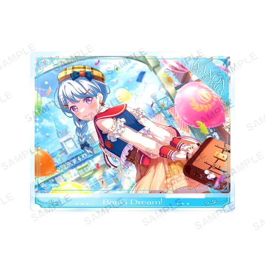 Kanon Matsubara Plate Acrylic Stand Vol. 1 Hello, Happy World! BanG Dream! Girls Band Party! [USED]