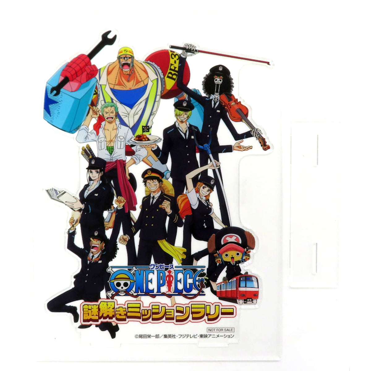 Straw Hat Pirates Ver. Big Acrylic Stand One Piece 20th x Keikyu 120th Keikyu Utage Sen Midsummer One Piece Train Campaign Winning Prize [USED]