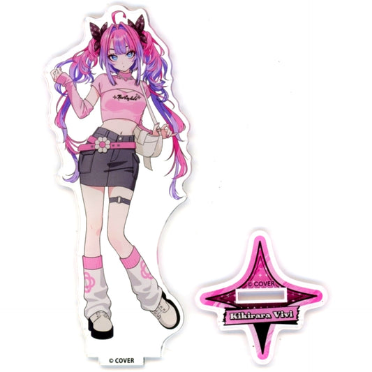 Kikirara Vivi, FLOW GLOW Life Size Acrylic Stand Spring Outfit Ver. Virtual YouTuber Holo Live VTuber TOWER RECORDS CAFE FLOW GLOW Spring has come [USED]