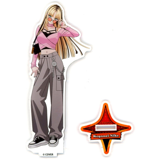 Kogane Niko Life-size Acrylic Stand Spring Outfit Ver. Virtual YouTuber Hololive FLOW GLOW TOWER RECORDS CAFE Spring has come [USED]