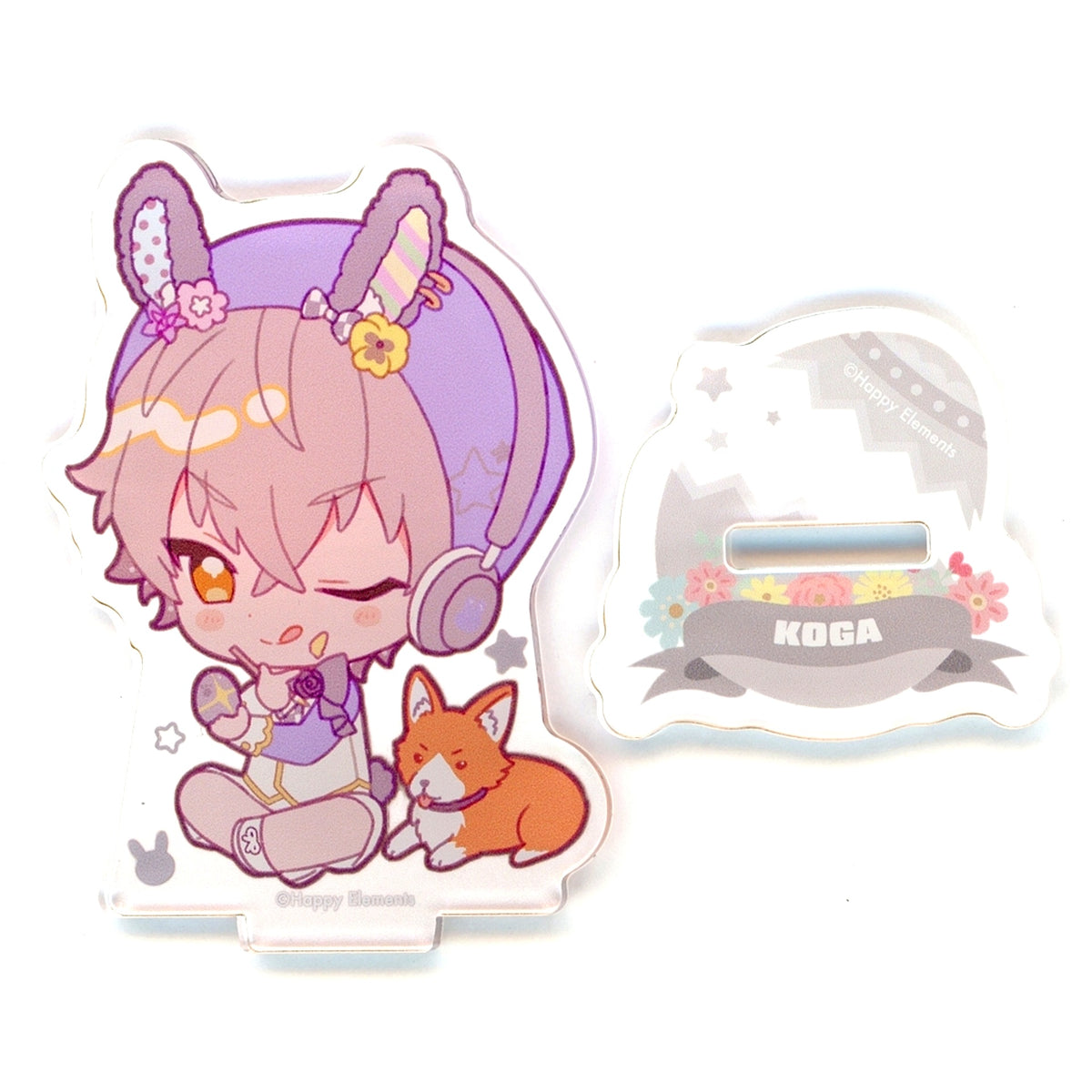 Koga Ogami Ensemble Stars!! 10th Fes x animate cafe Original Illustration Visual Acrylic Stand Collection Group A [USED]