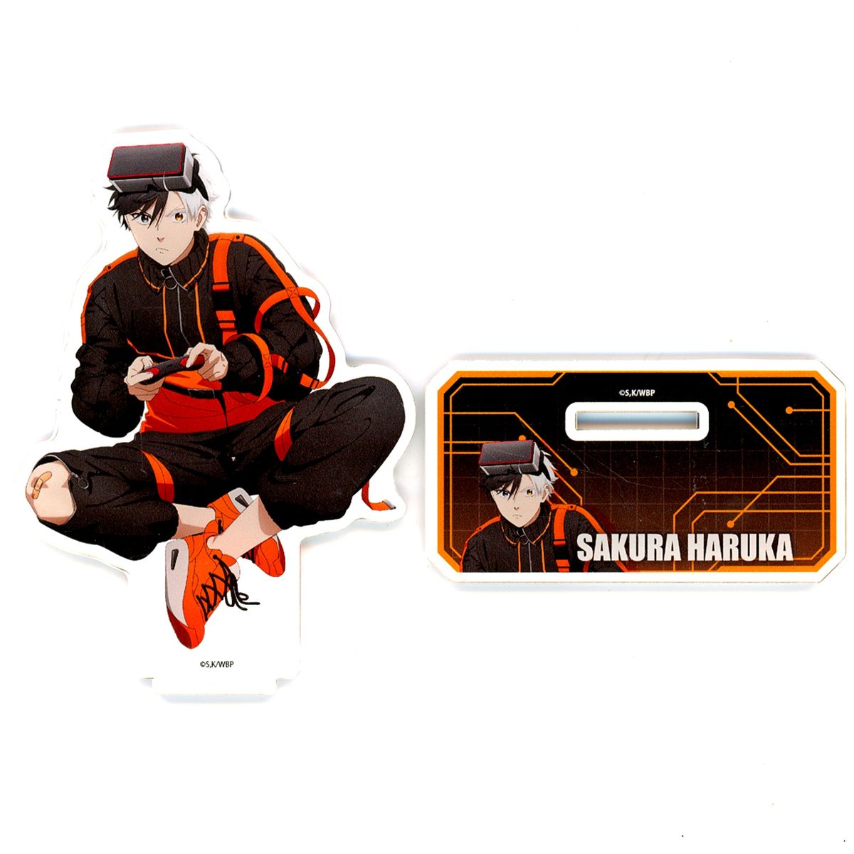 Haruka Sakura Acrylic Stand Wind Breaker x Red Tokyo Tower [USED]