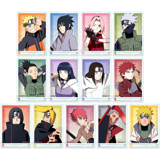 Set of 13 Trading Acrylic Stand Naruto: Shippuden [USED]