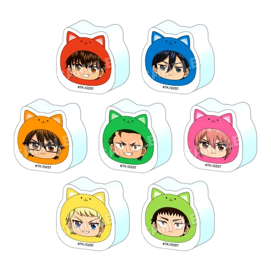 Set of 7 TV Anime Ace of Diamond act II -Second Season- Trading Marumeitsu Acrylic Figure [USED]