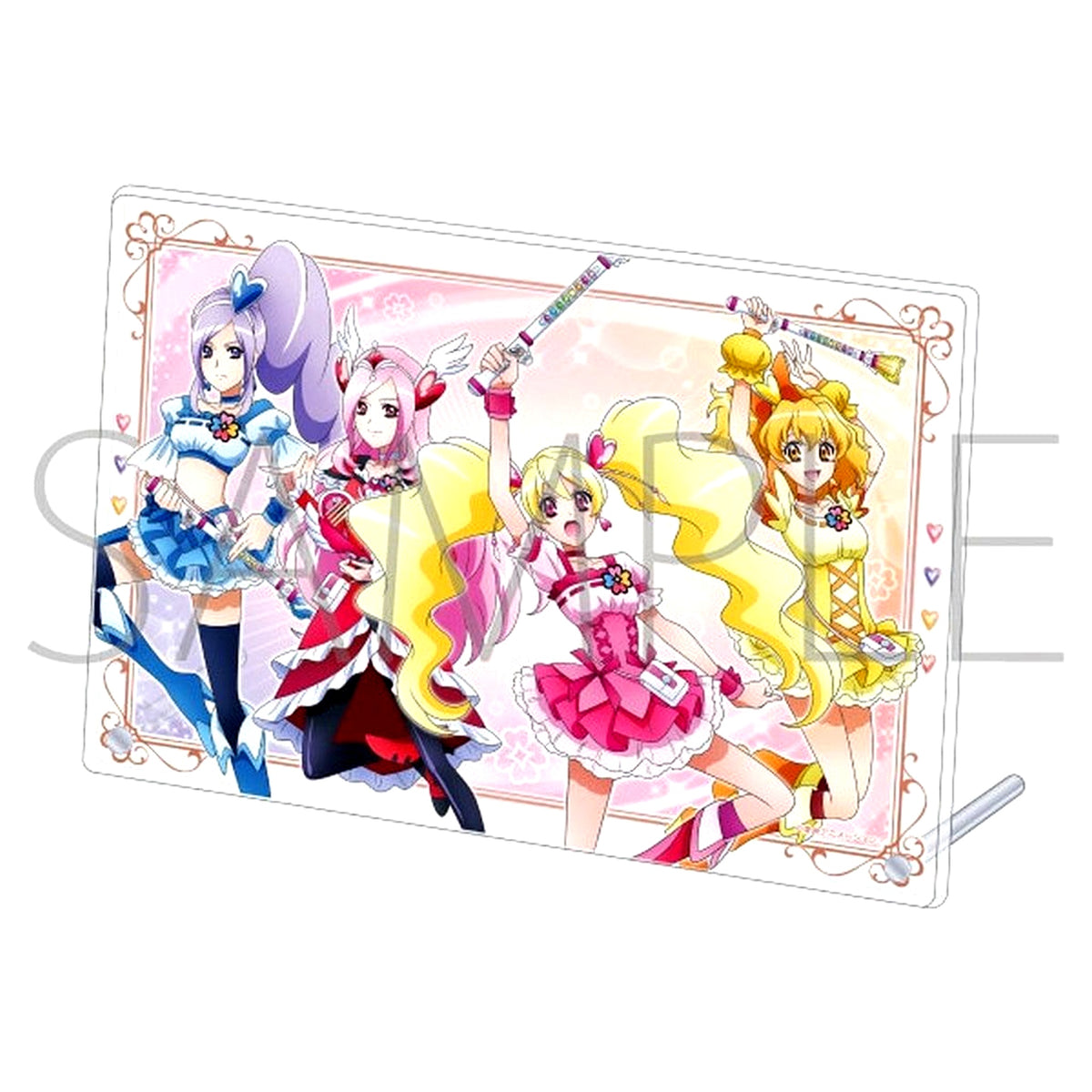Group Acrylic Art Panel Fresh Precure! [USED]