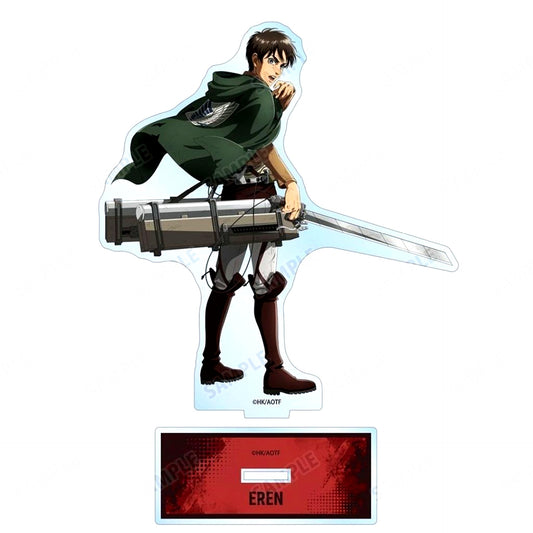 Eren Yeager Color Illustration Back to Battle Ver. Series 2 Big Acrylic Stand Attack on Titan [USED]