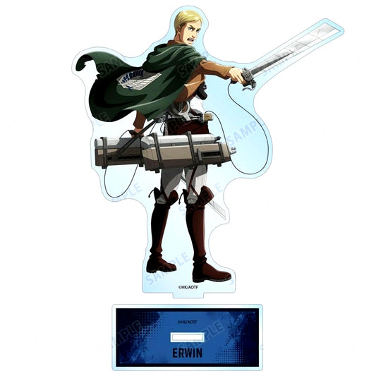 Erwin Smith Color Illustration Back to Battle Ver. Series 2 Big Acrylic Stand Attack on Titan [USED]