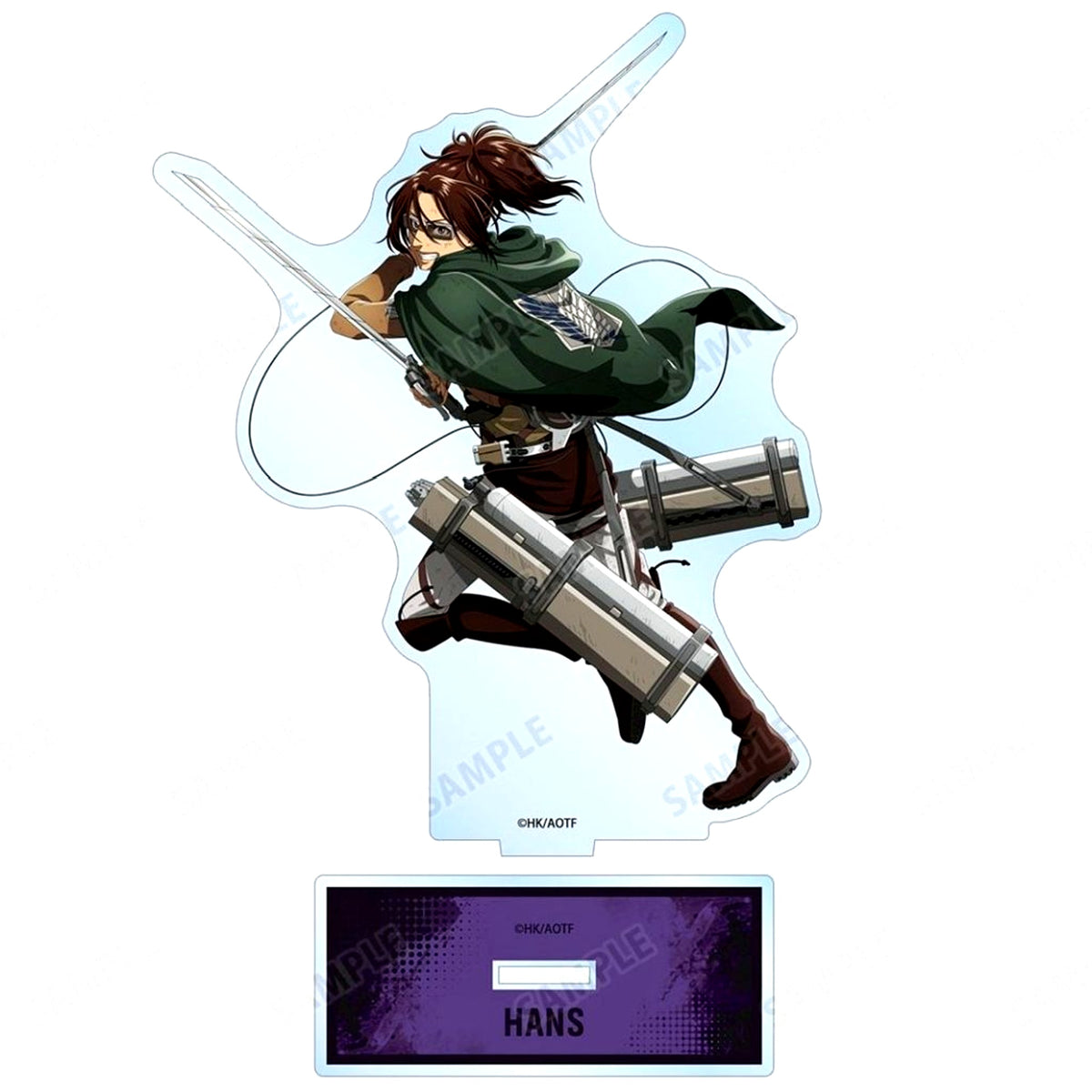 Hange Zoe Color Illustration Back to Battle Ver. Series 2 Big Acrylic Stand Attack on Titan [USED]