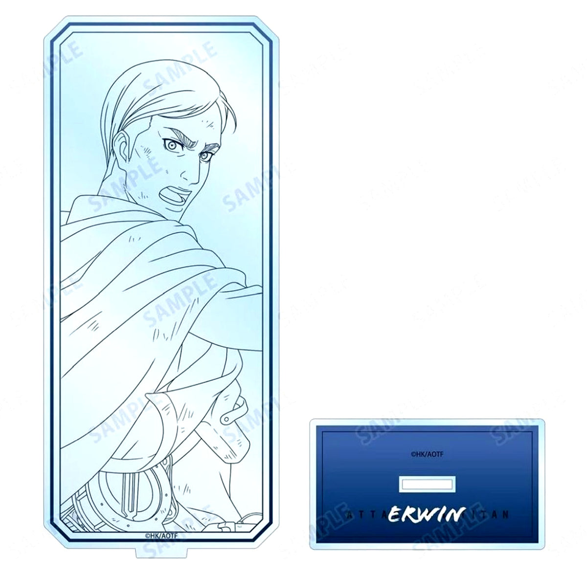 Erwin Smith Line Art Illustration Back to Battle Ver. Series 2 Big Acrylic Stand Attack on Titan [USED]