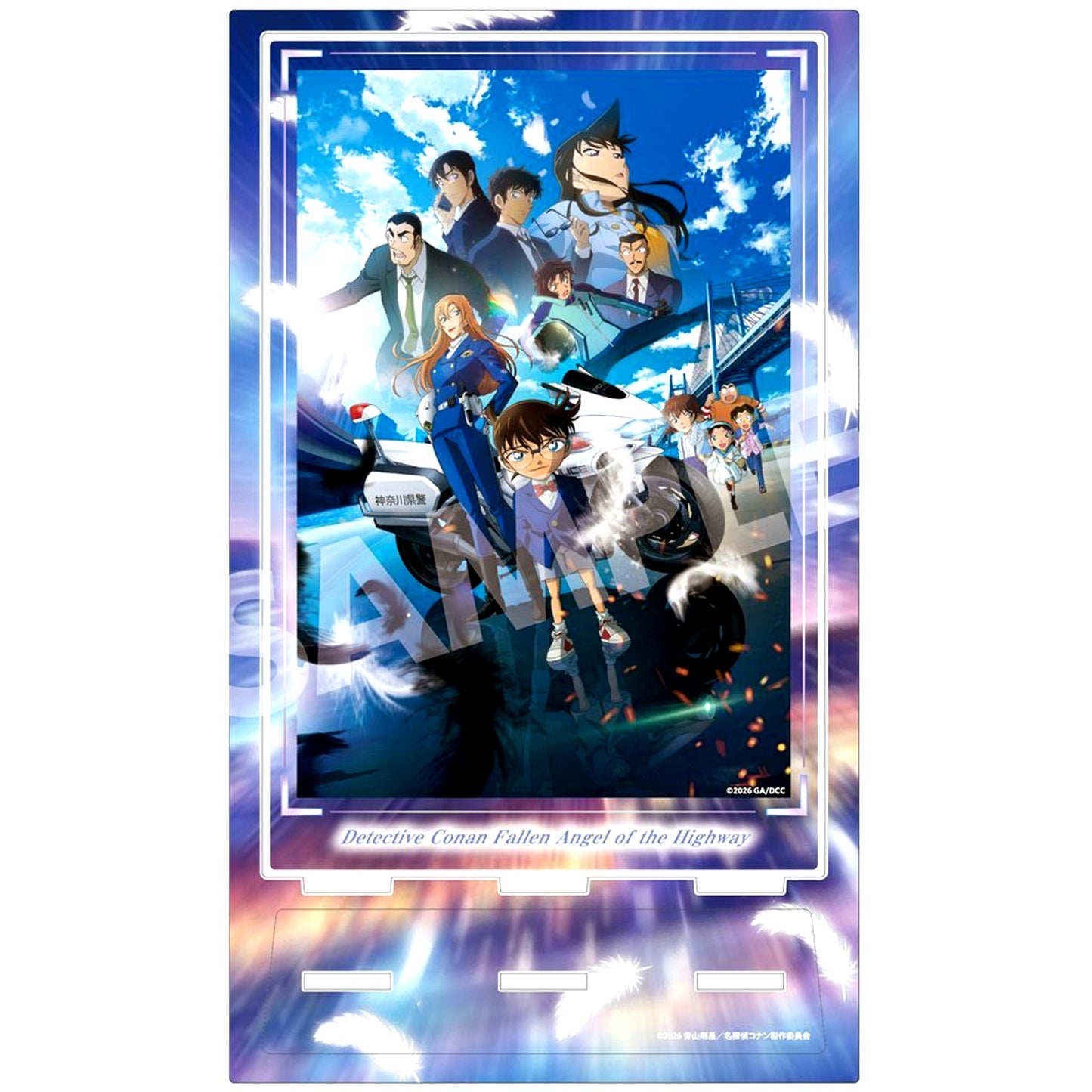 Main Visual Acrylic Art Stand Theatrical Version Detective Conan Fallen Angel of the Highway [USED]
