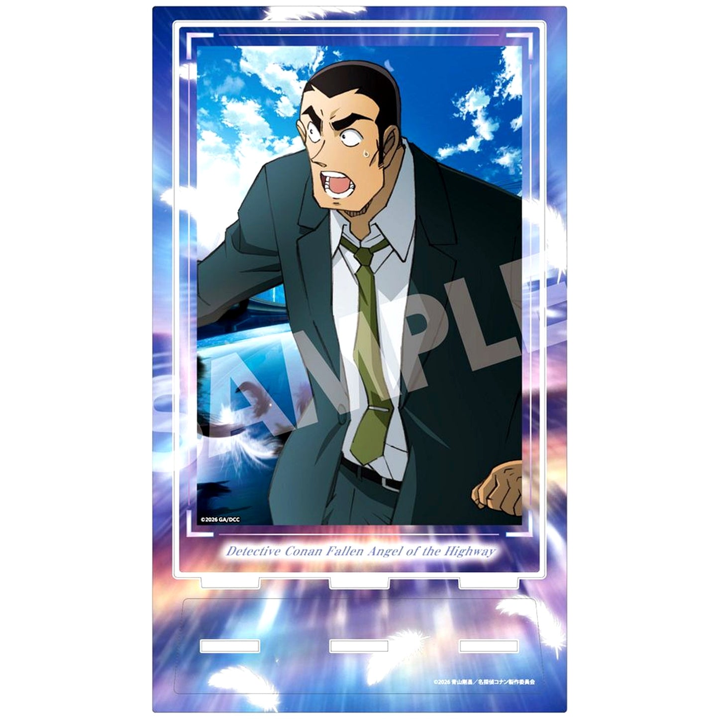 Jugo Yokomizo Acrylic Art Stand Detective Conan Movie The Highway Fallen Angel [USED]