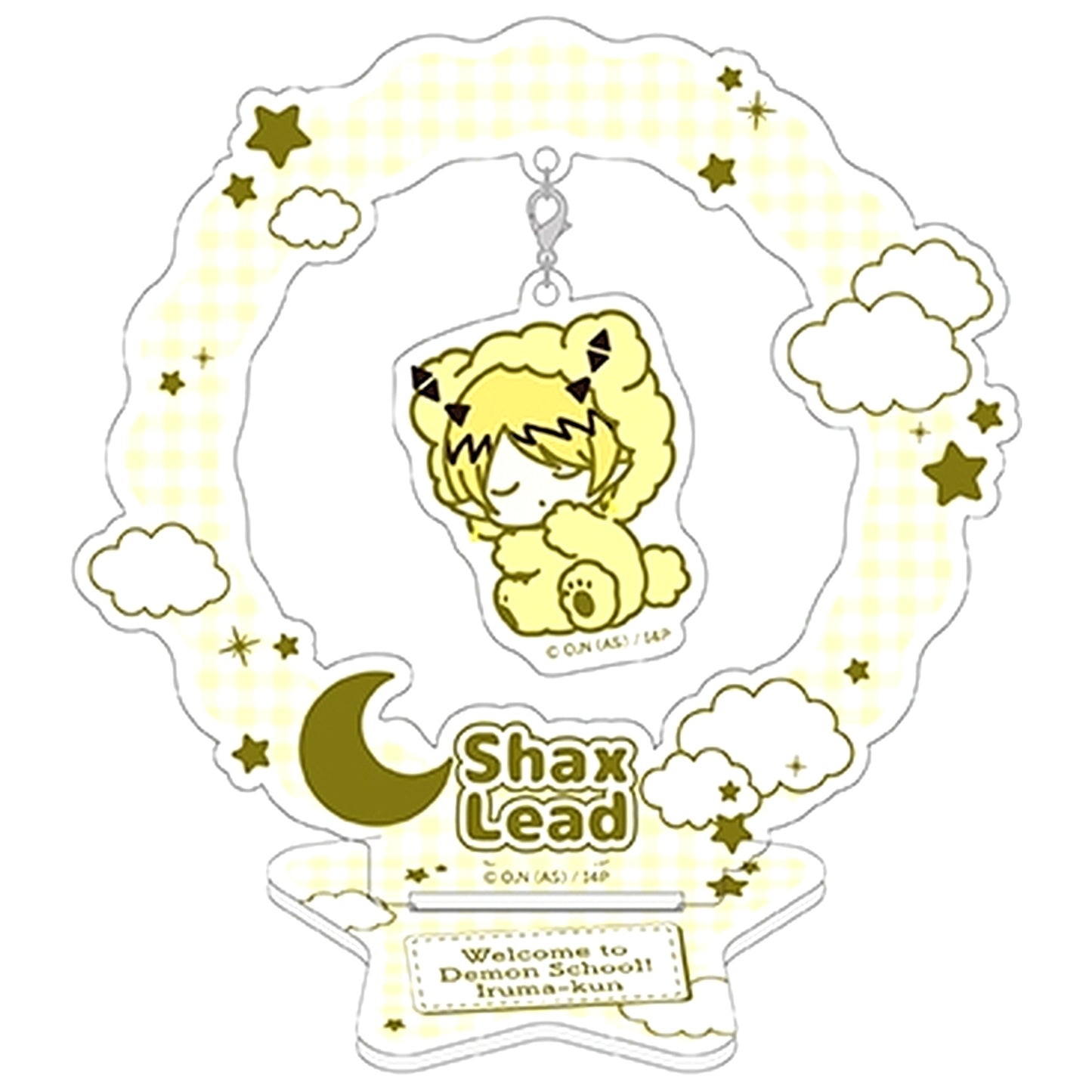Lied Shax Good Night Series Swaying Acrylic Stand Welcome to Demon School! Iruma-kun [USED]