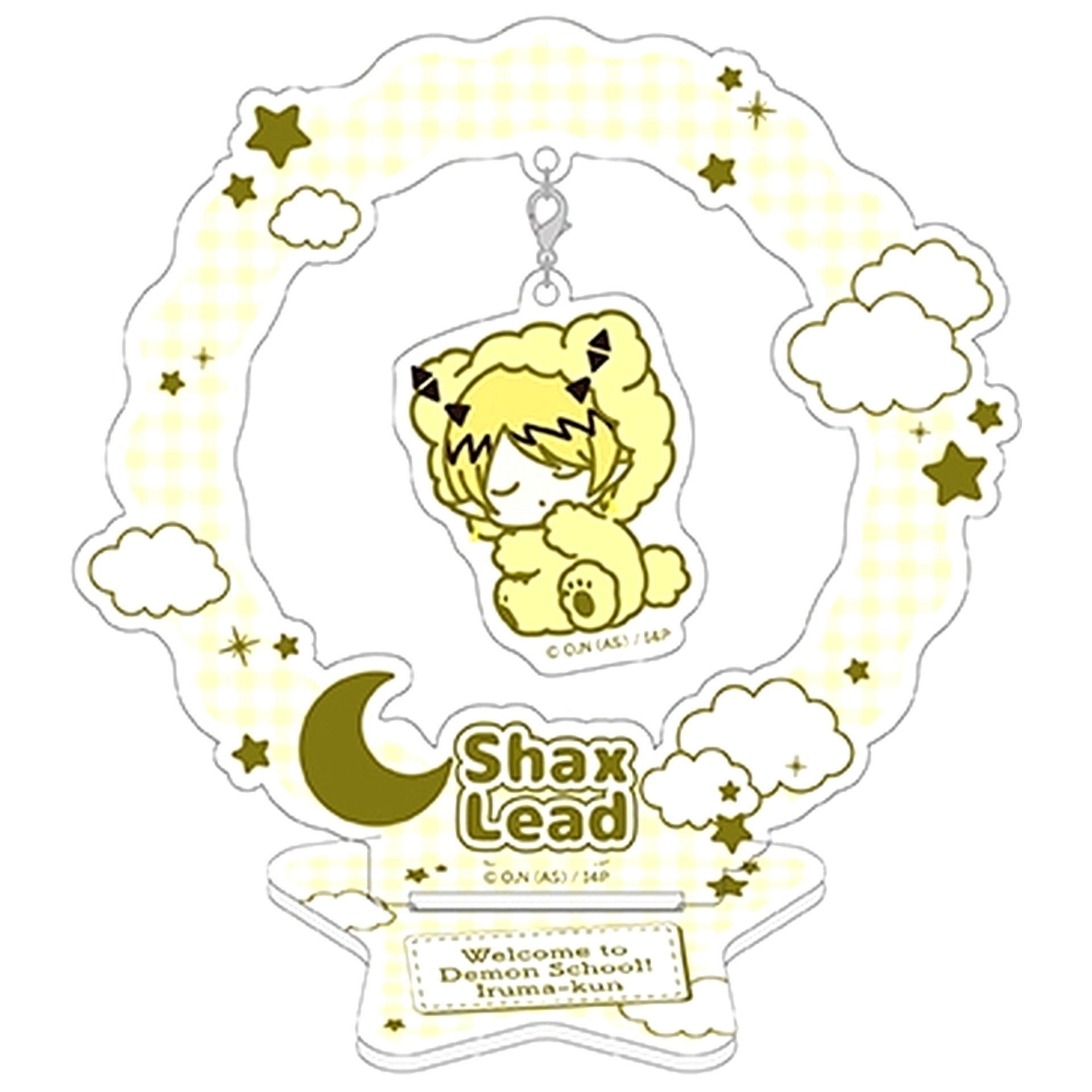 Lied Shax Good Night Series Swaying Acrylic Stand Welcome to Demon School! Iruma-kun [USED]