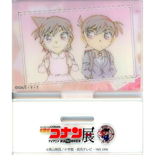 Shinichi Kudo & Ran Mouri Detective Conan 30th Anniversary TV Anime Exhibition Lenticular Acrylic Stand [USED]