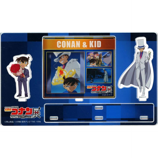 Conan Edogawa & Kaito Kid Detective Conan Acrylic Diorama Set 30th Anniversary TV Anime Exhibition [USED]