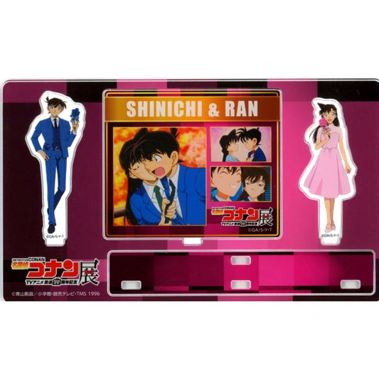 Shinichi Kudo & Ran Mouri Detective Conan 30th Anniversary TV Anime Exhibition Acrylic Diorama Set [USED]