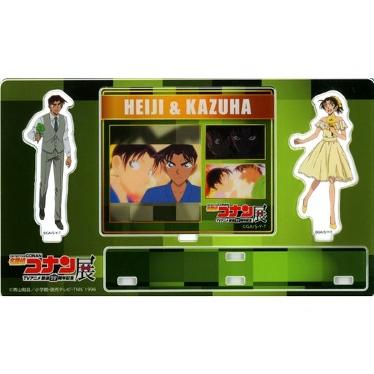 Heiji Hattori & Kazuha Toyama Detective Conan 30th Anniversary TV Anime Exhibition Acrylic Diorama Set [USED]