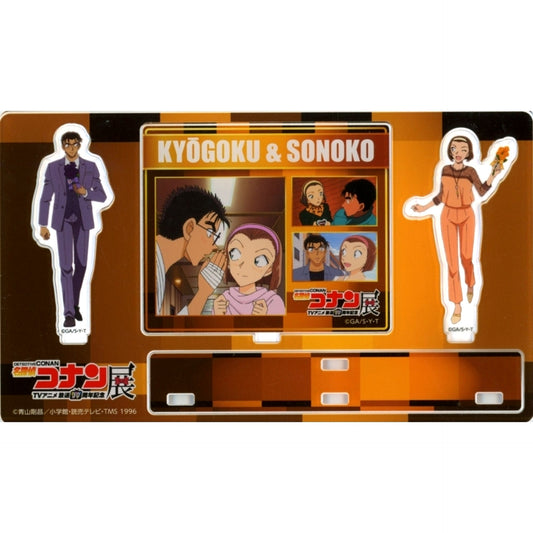 Makoto Kyogoku & Sonoko Suzuki Detective Conan Acrylic Diorama Set 30th Anniversary TV Anime Exhibition [USED]