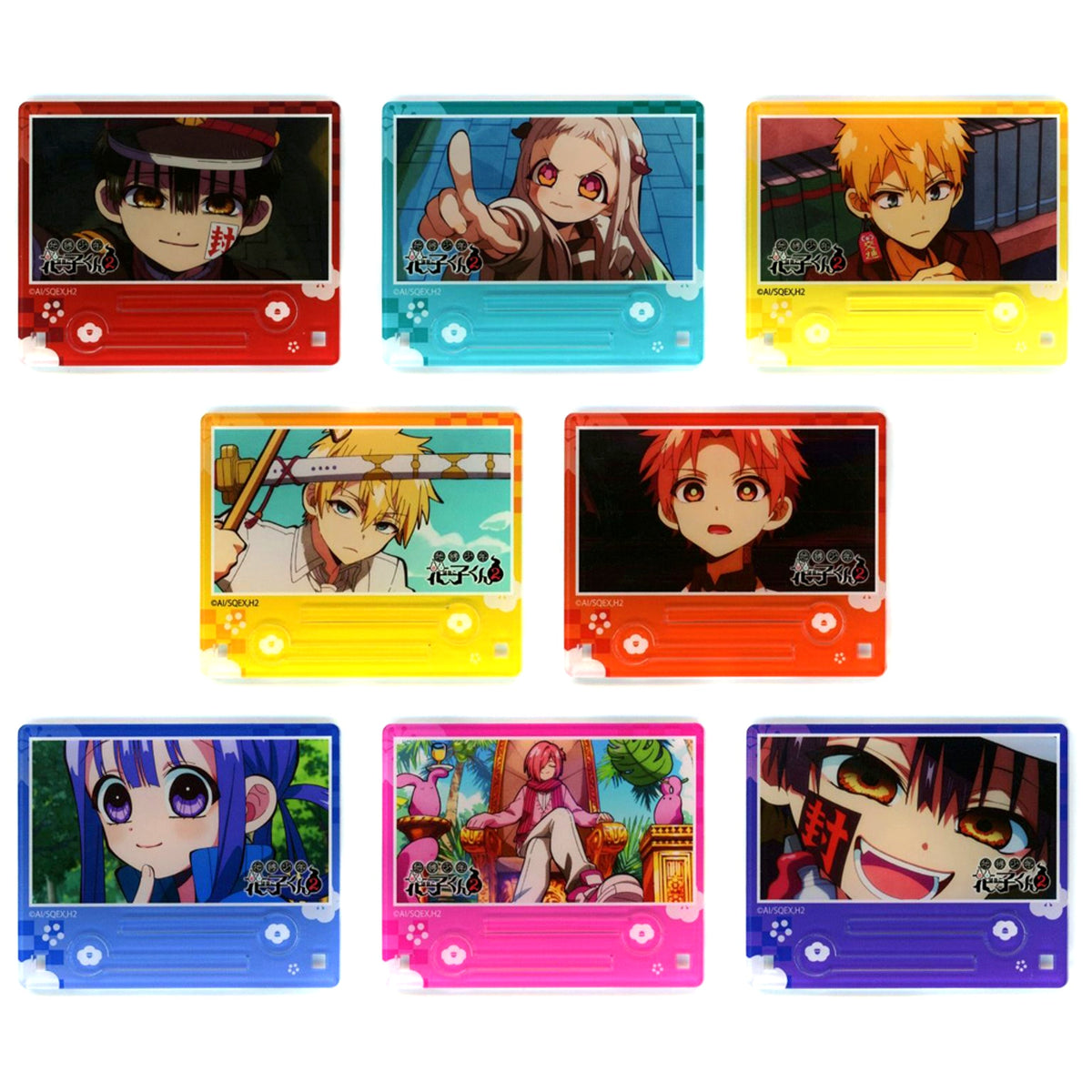 Set of 8 Toilet-Bound Hanako-kun 2 Trading Scene Shot Acrylic Stand [USED]