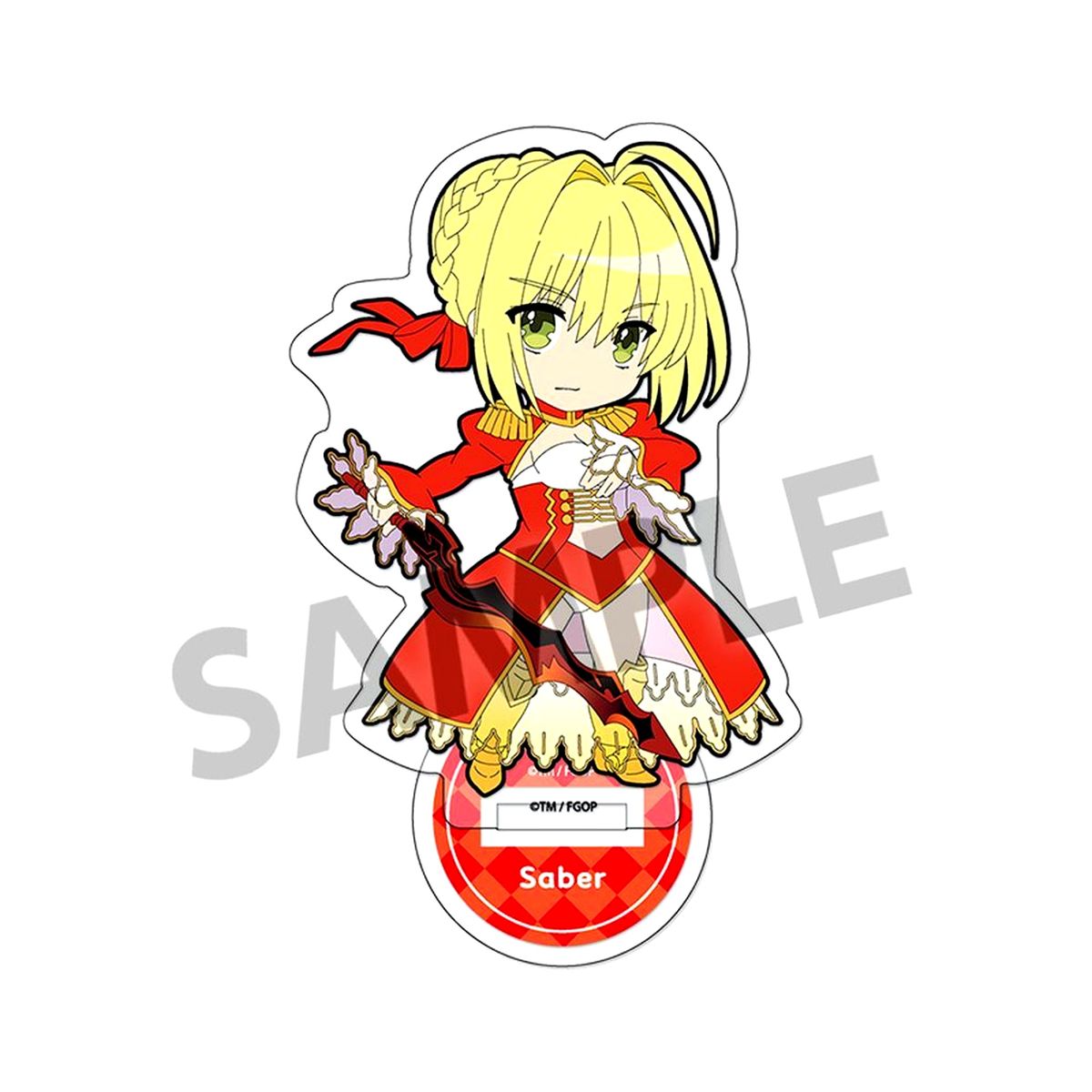 Saber, Nero Claudius Fate/Grand Order Pikuriru! Acrylic Stand vol.1 [USED]