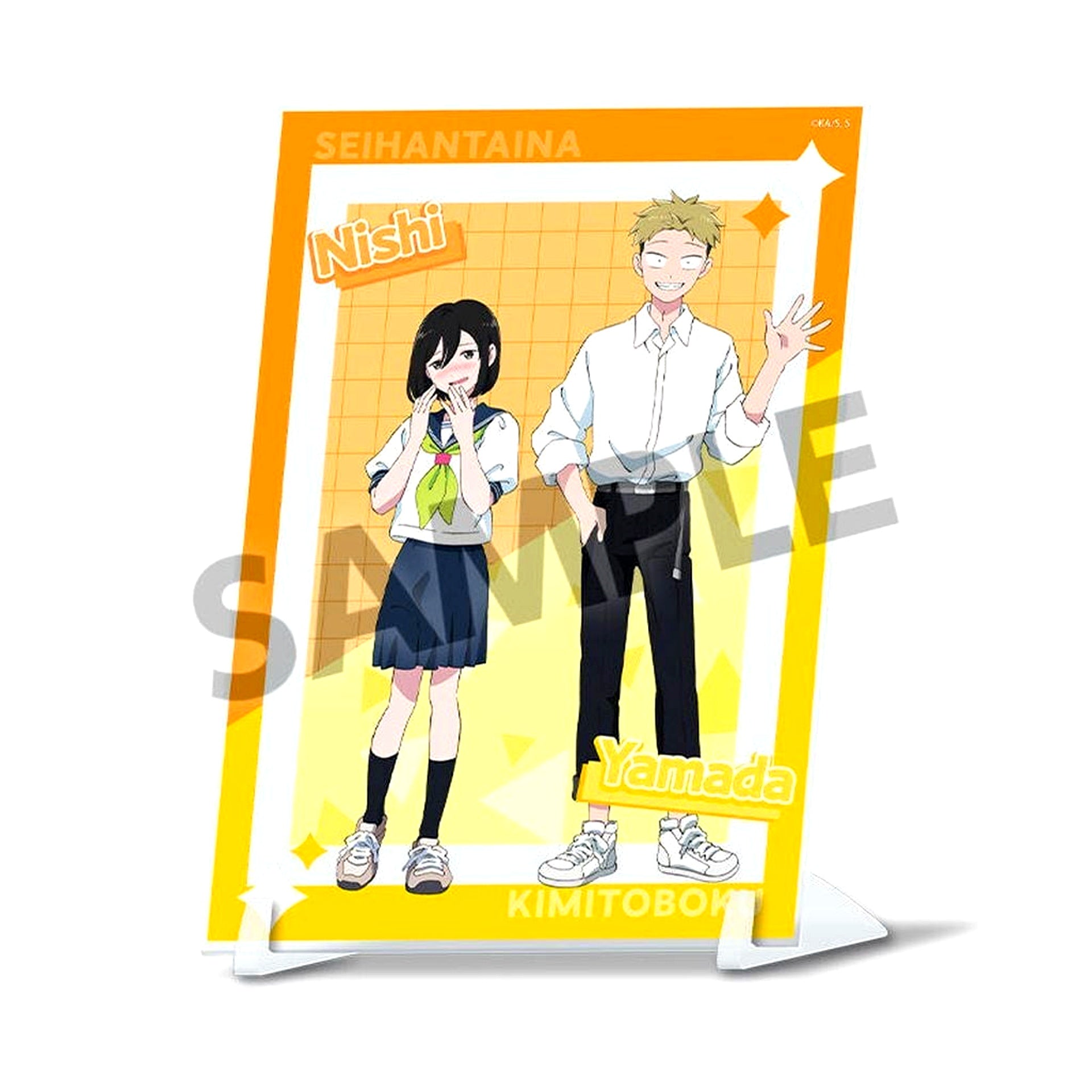 Yamada & Nishi A6 Visual Acrylic Plate You and I Are Polar Opposites [USED]