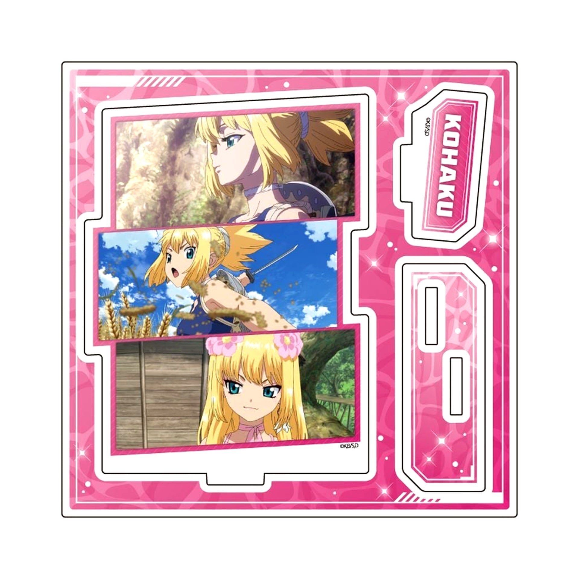 Kohaku No. 26 Dr. STONE Scene Shot Illustration Acrylic Stand Plate [USED]