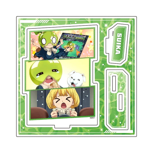 Suika No. 27 Dr. STONE Scene Shot Illustration Acrylic Stand Plate [USED]