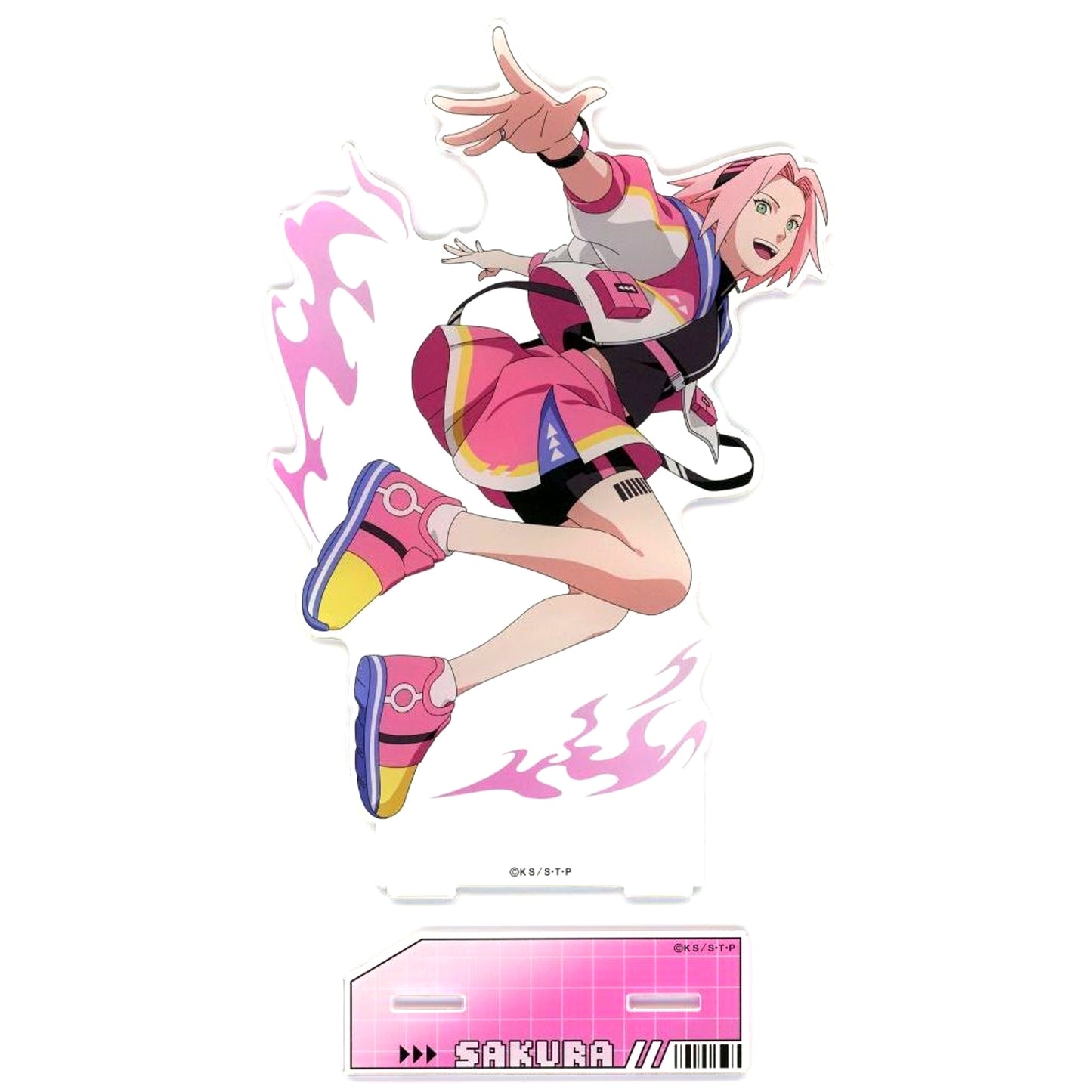 Sakura Haruno Parkour Big Acrylic Stand Naruto Shippuden AnimeJapan 2026 [USED]