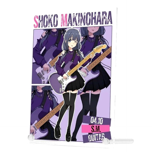Shoko Makinohara Illustration Guitar Playing Ver. A5 Acrylic Panel Rascal Does Not Dream Series POP UP SHOP in TOWER RECORDS in 2026 [USED]