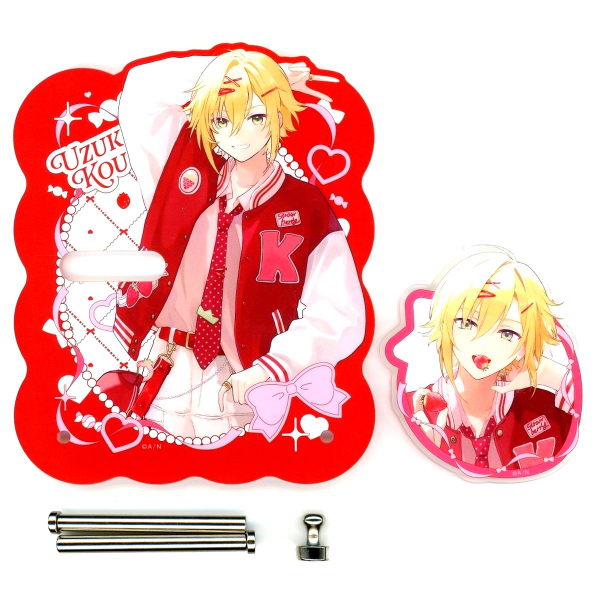 Uzuki Kou Magnet Acrylic Panel Virtual YouTuber Nijisanji Ichigo Mania [USED]